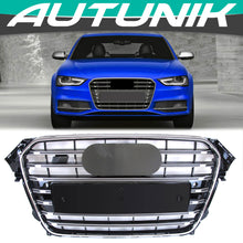 Load image into Gallery viewer, S4 Style Chrome Front Hood Grille for 2013-2016 Audi A4 B8.5 S4 fg199