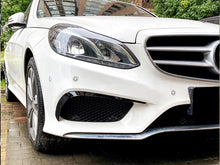 Load image into Gallery viewer, Autunik Black Front Canards Splitter for Benz E Class W212 S212 AMG Line Facelift 2013-2015