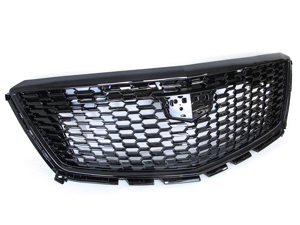 Luxury Black Front Bumper Upper Grille For Cadillac XT5 2020-2022 fg236