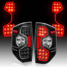 Cargar imagen en el visor de la galería, Autunik LED Black Brake Tail Lights For 2014-2021 Toyota Tundra SR5 TRD SR Pickup