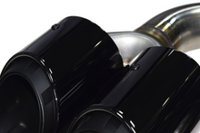 Charger l&#39;image dans la galerie, Autunik For 2015-2018 Porsche Cayenne 92A 958 V6 V8 Sport Exhaust Tips Tailpipe Black / Silver
