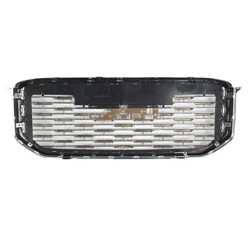 Autunik Front Upper Grille Grill for 2015-2020 GMC Yukon/Yukon XL Denali Style Bumper Radiator