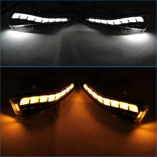 Cargar imagen en el visor de la galería, Clear LED DRL Mirror Sequential Turn Signal Lights For 2014-2022 Infiniti Q50/Q60