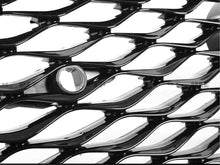 Cargar imagen en el visor de la galería, Gloss Black Honeycomb Front Grille For 2018-2022 Infiniti Q50 - With Camera &amp; Parking Sensors