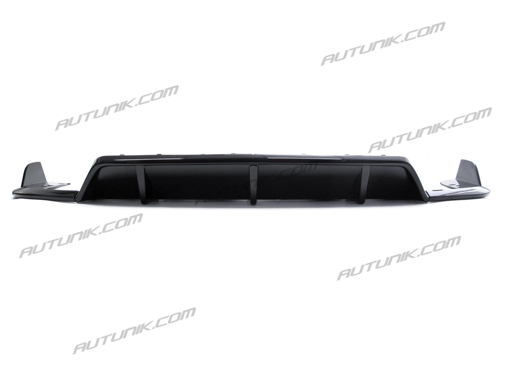 Autunik 3PCS Gloss Black Rear Diffuser Lip Splitters For BMW G05 X5 2019-2021 M Sport Bumper di119