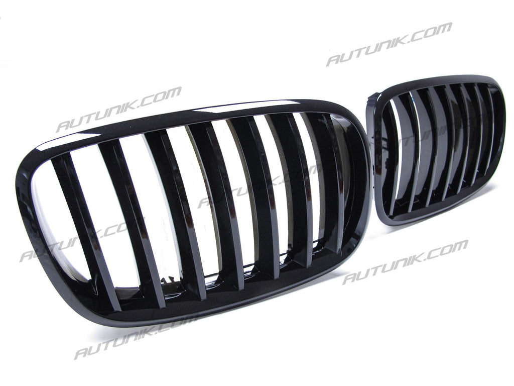 Gloss Black Front Kidney Grille for BMW E70 X5 E71 X6 2007-2013 fg104