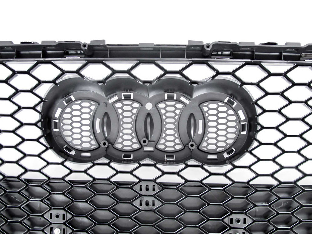 Quattro Look Chrome Honeycomb Front Hood Grille For 2013-2016 Audi B8 A4 S4 B8.5 fg207
