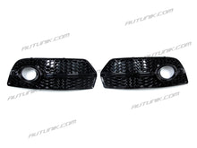 Load image into Gallery viewer, Autunik Honeycomb Fog Light Grill Grille Covers Bezels For Audi Q5 8R 2009-2012 NON-S-Line fg171