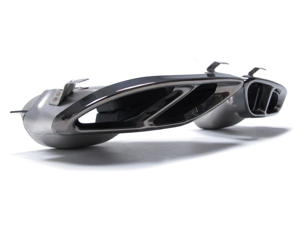 Autunik Black Exhaust Pipe Muffler Tips for Mercedes W212 W205 Sedan Coupe C207 W166 W253 et33