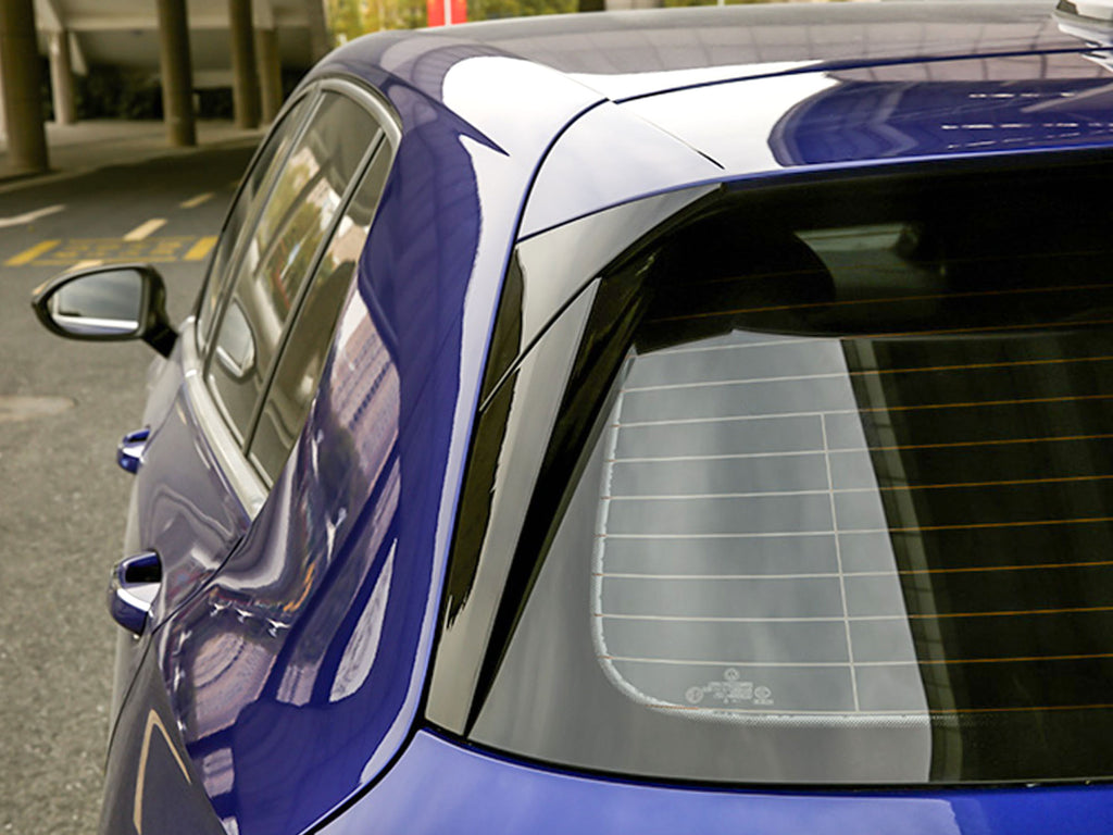 Autunik For 2022+ VW Golf MK8 TSI TDI Glossy Black Side Window Spoiler Wing