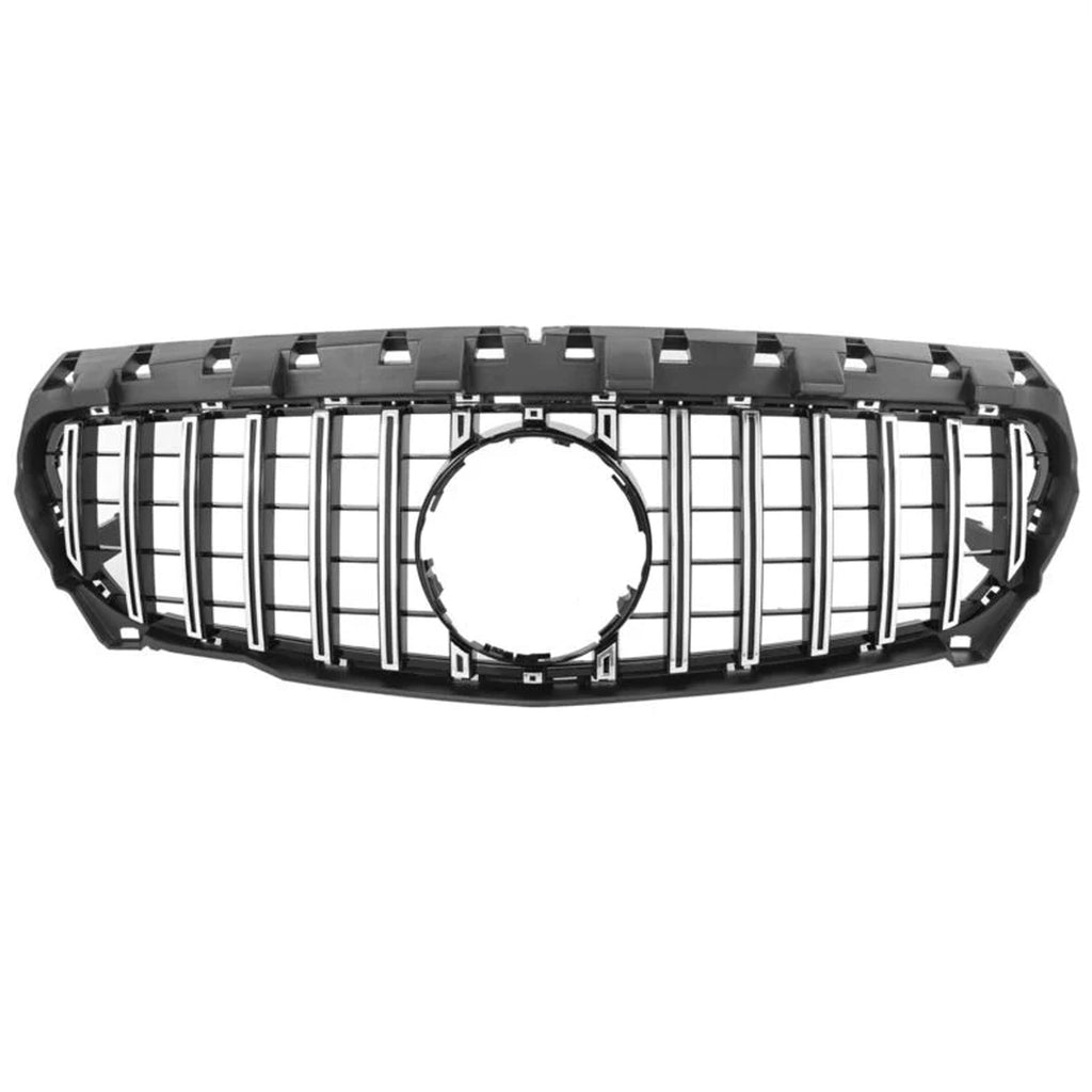 Silver GT Front Grille Bumper Grille for Mercedes W117 C117 CLA 250 2013-2016