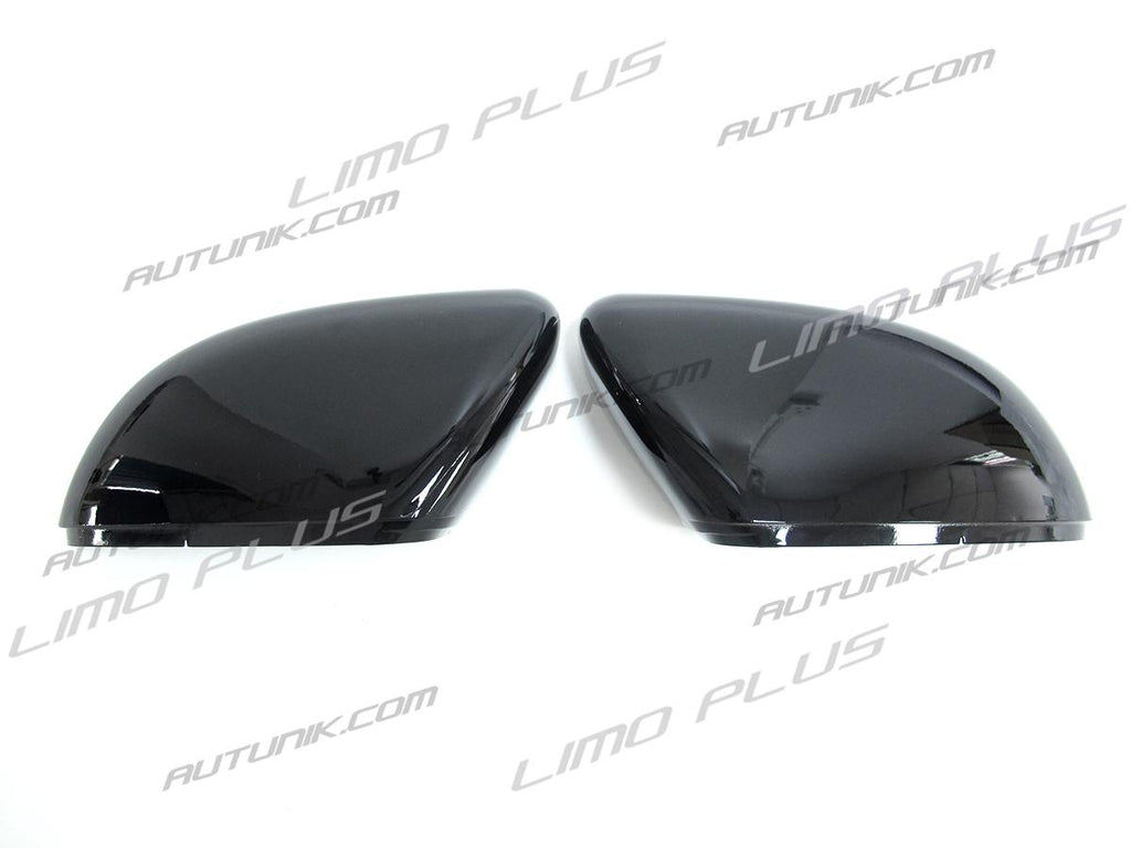 Autunik Glossy Black Side Wing Mirror Cover Caps Replacement For VW Golf GTI MK6 2009-2013 mc44