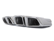 Cargar imagen en el visor de la galería, Autunik H Tyle Chrome Exhaust Tips Muffler Pipes for Mercedes CLS C218 W218 AMG Bumper 2011-2017 et91
