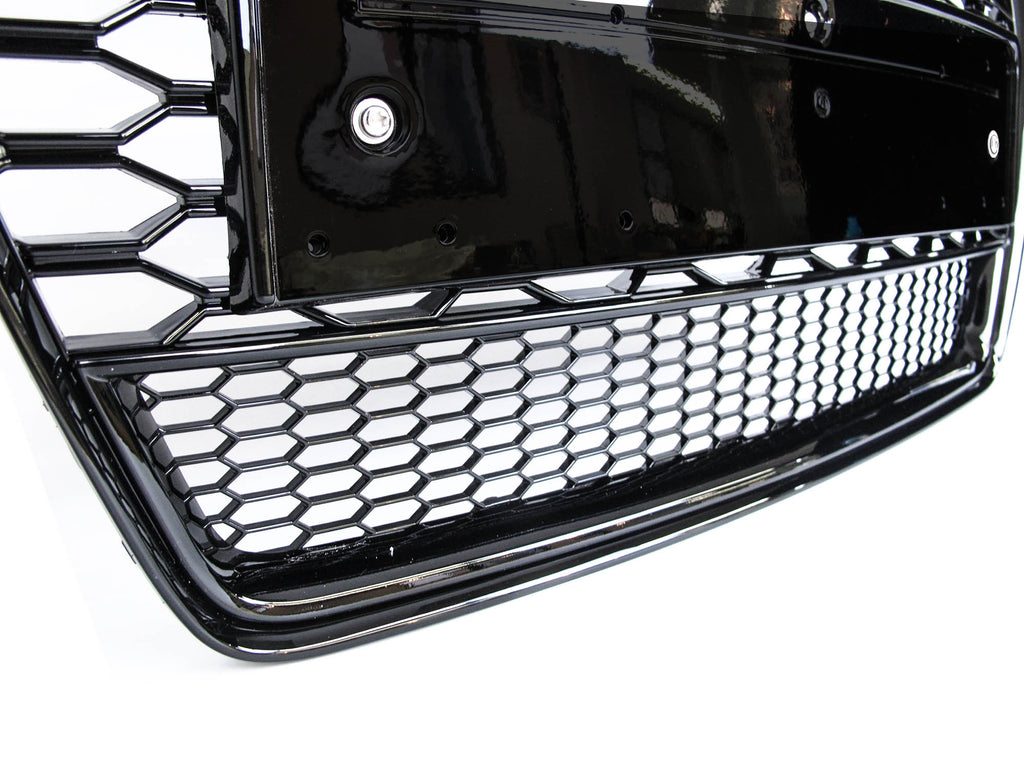 Autunik Honeycomb Front Grille Grill RS Style for AUDI TT 8J 2006-2014 fg209