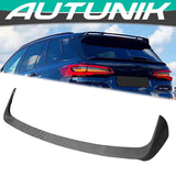 Autunik For 2019-2023 BMW G05 X5 Carbon Fiber Look Rear Roof Spoiler Wing HM Style
