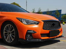 Load image into Gallery viewer, Autunik For 2014-2017 Infiniti Q50 Gloss Black Front Grill Mesh Grille Bumper Radiator - No Parking Sensors