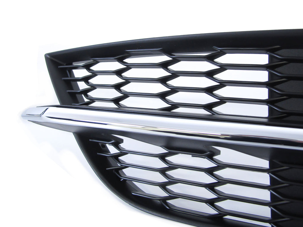 Autunik For 2016-2018 Audi C7.5 A7 S-line S7 Front Bumper Fog Light Grille Covers