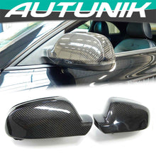 Charger l&#39;image dans la galerie, Real Carbon Fiber Side Mirror Cover Caps Replacement For Audi A4 B8.5 S4 RS4 A5 S5 RS5 2012-2015 w/o Lane Assist od13