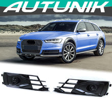 Load image into Gallery viewer, Front Fog Light Cover Grille + Dummy ACC Caps For 2016-2018 Audi A6 C7.5 NON-Sline fg239