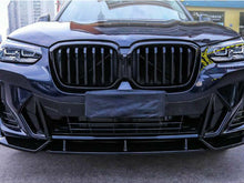 Charger l&#39;image dans la galerie, Performance Black Kidney Grille For 2022+ BMW X3 X4 G01 G02 w/o Camera fg215