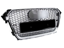 Load image into Gallery viewer, Quattro Look Chrome Honeycomb Front Hood Grille For 2013-2016 Audi B8 A4 S4 B8.5 fg207