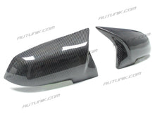 Charger l&#39;image dans la galerie, Autunik Real Carbon Fiber Side Mirror Cover Caps Replacement For BMW F20 F21 F22 F30 F32 F36 bm72