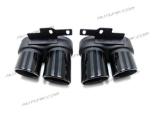 Load image into Gallery viewer, S6 Style Rear Diffuser + Black Exhaust Tips for Audi C8 A6 S-line S6 2019-2023 di92