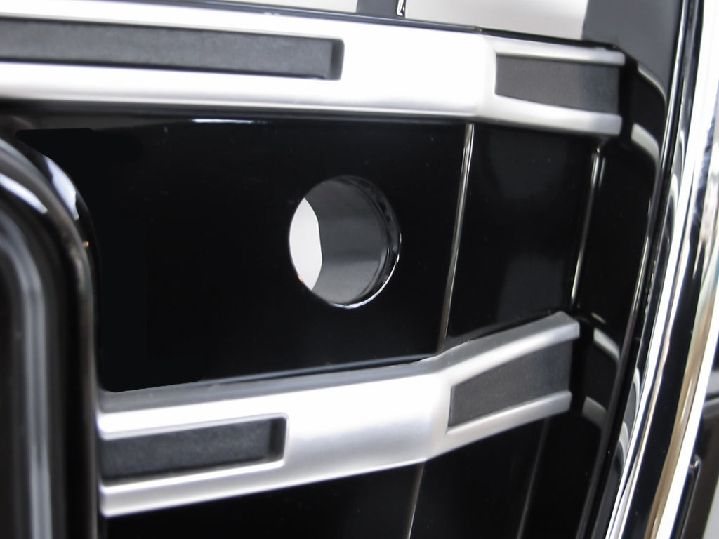 Autunik For 2013-2017 Audi Q5 Non S-Line Chrome Front Bumper Grille Grill fg210