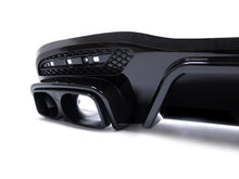 Laden Sie das Bild in den Galerie-Viewer, Rear Diffuser w/ LED Light + Black Exhaust Tips for Mercedes GLE W166 AMG Pack 2015-2018 di137