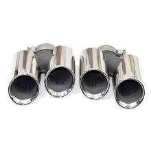 Load image into Gallery viewer, Autunik For 2013-2015 Porsche 911 Carrera 991 Sport Exhaust Tips Tailpipe Black/Chrome