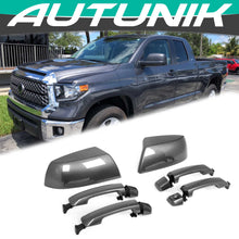 Charger l&#39;image dans la galerie, Gray Mirror Cover &amp; Door Handle Kit For Toyota Tundra Sequoia 2011-2019