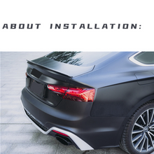 Cargar imagen en el visor de la galería, Autunik Black Exhaust Muffler Tips Tailpipes For Audi A4 A5 A6 A7 Up To RS3 RS4 RS6 RS7