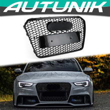 Laden Sie das Bild in den Galerie-Viewer, Autunik For 2013-2016 Audi A5 S5 B8.5 RS5 Style Honeycomb Front Bumper Grill Grille