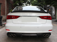 Load image into Gallery viewer, Autunik Real Carbon Fiber Trunk Spoiler Wing for AUDI A3 8V S3 RS3 Sedan 2014-2020 od96