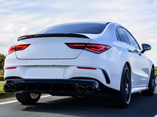 Load image into Gallery viewer, For 2020+ Mercedes CLA C118 AMG Rear Bumper Canards Side Air Vent Trims Glossy Black