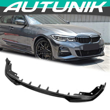 Load image into Gallery viewer, Gloss Black Front Bumper Lip For 2019-2022 BMW 3-Series G20 G28 M Sport