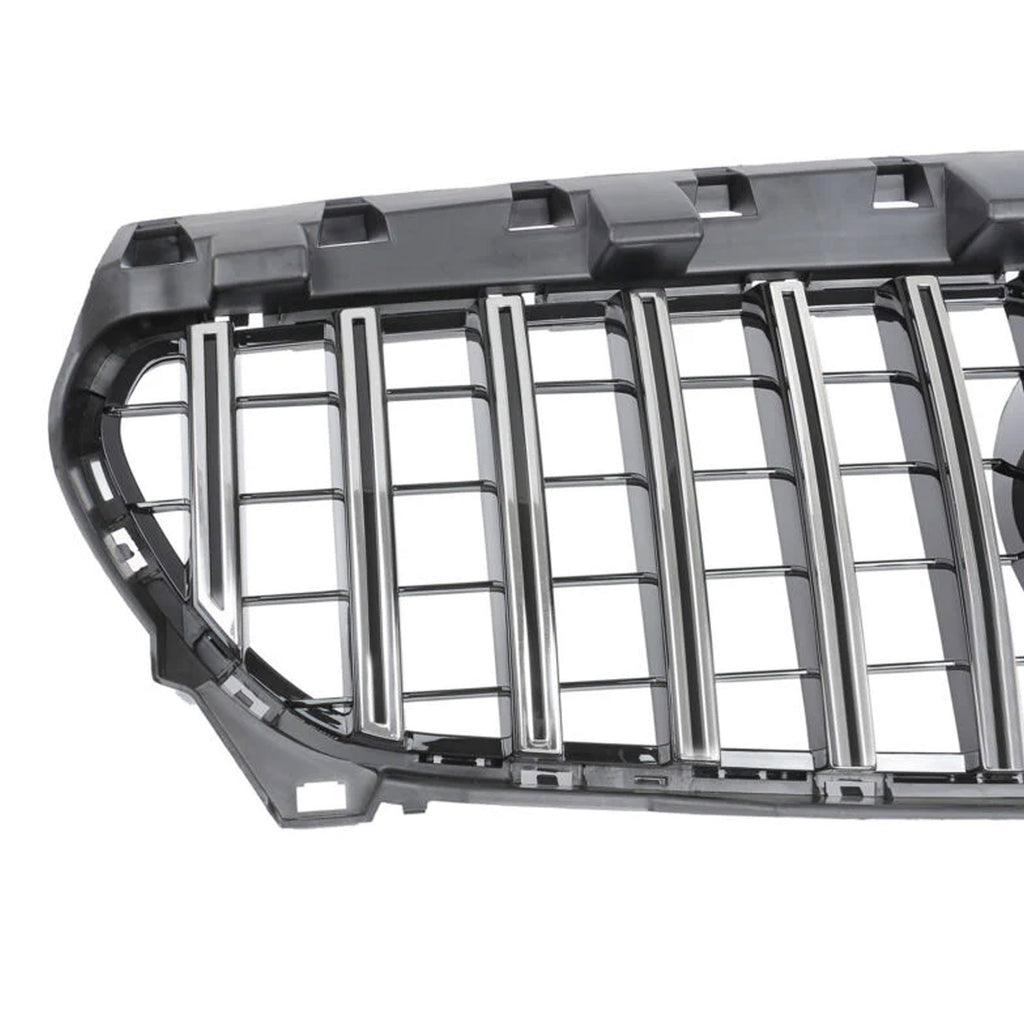 Silver GT Front Grille Bumper Grille for Mercedes W117 C117 CLA 250 2013-2016