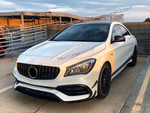 Load image into Gallery viewer, Gloss Black Front Bumper Lip Splitters for Mercedes W117 CLA250 A45 AMG 2017-2019