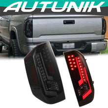 Charger l&#39;image dans la galerie, Smoke Black Led Tail Lights Lamps For Toyota Tundra 2014-2021