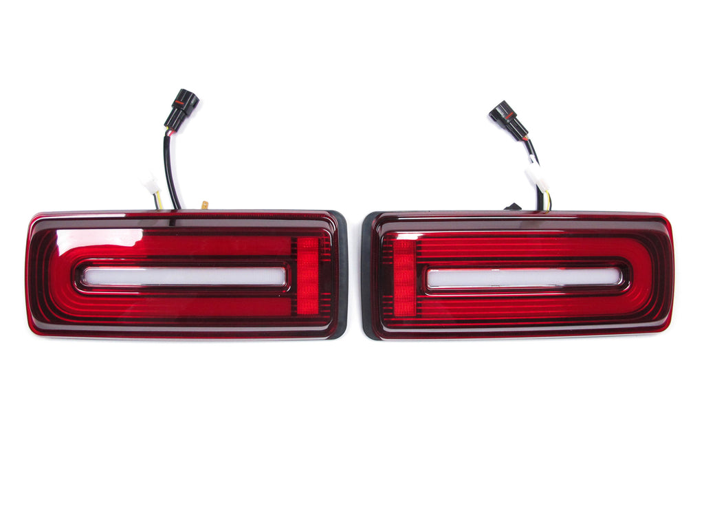 Autunik For 2002-2018 Mercedes G-Class W463 LED Tail Lights Rear Brake Lamps G63 G65 G550 G500 2002-2018 ed33 Sales