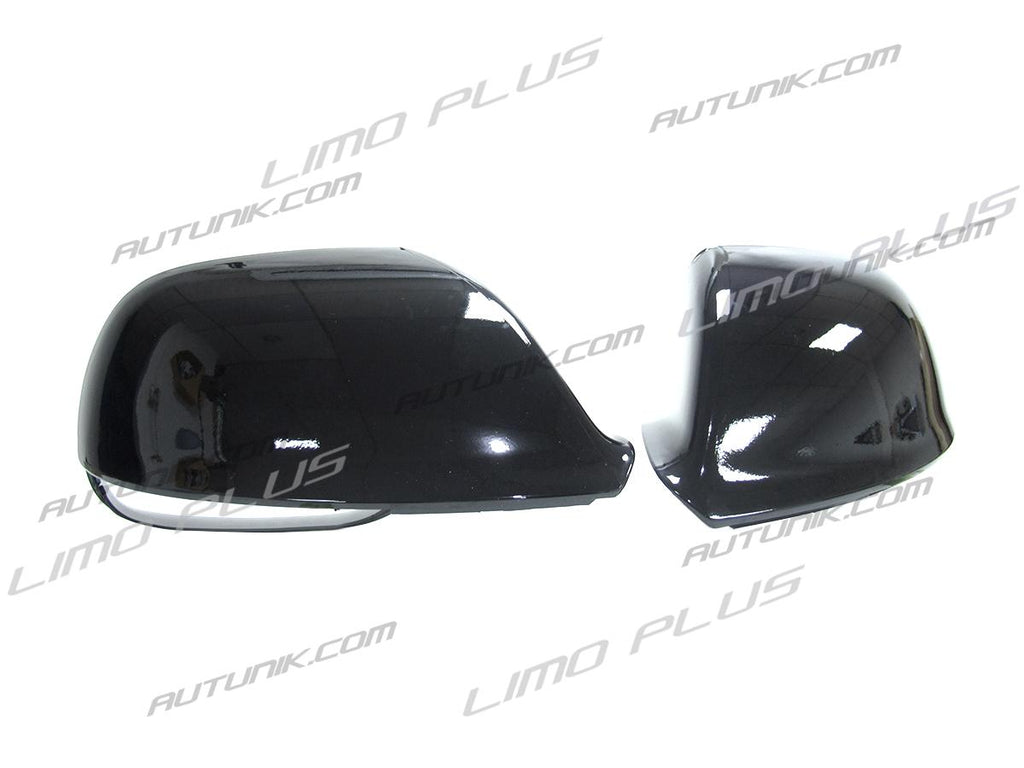 Autunik Glossy Black Side Mirror Cover Caps Replacement For AUDI Q5 SQ5 Q7 SQ7 2010-2015 W/O Lane Assist mc49