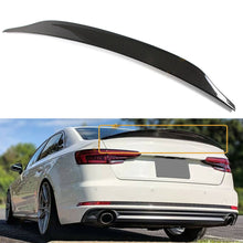 Load image into Gallery viewer, Autunik For 2017-2023 Audi A4 B9 Sedan Real Carbon Fiber Trunk Spoiler Wing