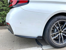 Laden Sie das Bild in den Galerie-Viewer, Gloss Black Rear Bumper Side Splitters Canard for BMW 5-Series G30 M-Sport 2017-2020