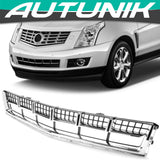 Autunik Chrome Front Bumper Lower Grille For 2013-2016 Cadillac SRX