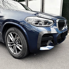 Load image into Gallery viewer, Autunik Carbon Black Front Bumper Side Air Vent Trim For BMW X3 X4 G01 G02 19-21 M Sport