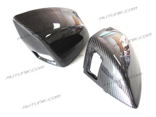 Cargar imagen en el visor de la galería, Autunik Real Carbon Fiber Side Mirror Cover Caps For Audi Q5 SQ5 Q7 SQ7 2018-2023 With Side Assist mc28