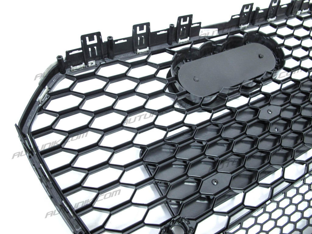 Honeycomb Front Grille Grill Bumper Mesh Radiator RS6 Style for AUDI A6 S6 C7.5 16-18 fg119