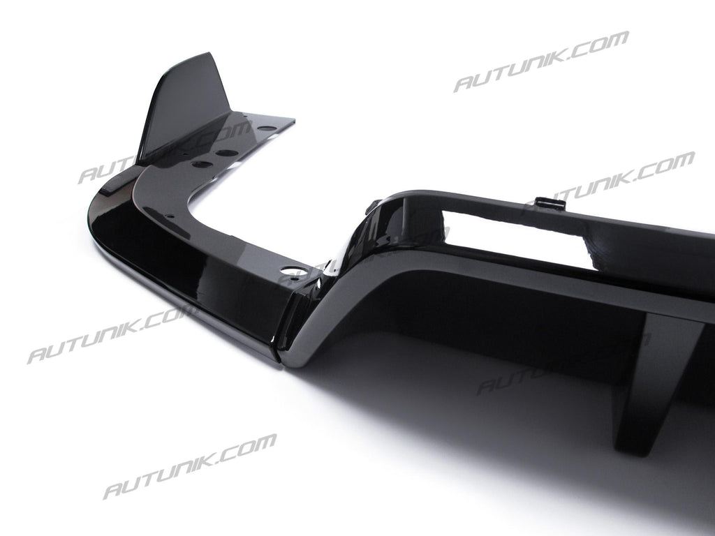Autunik 3PCS Gloss Black Rear Diffuser Lip Splitters For BMW G05 X5 2019-2021 M Sport Bumper di119