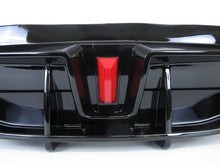 Cargar imagen en el visor de la galería, Autunik For 2020-2023 Tesla Model Y Gloss Black Rear Diffuser w/ LED Light
