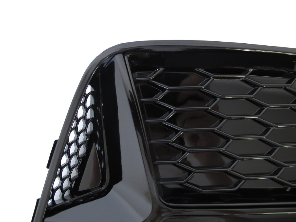 Front Bumper Fog Light Cover Grill for Audi A4 B9 Non-Sline 2017-2019